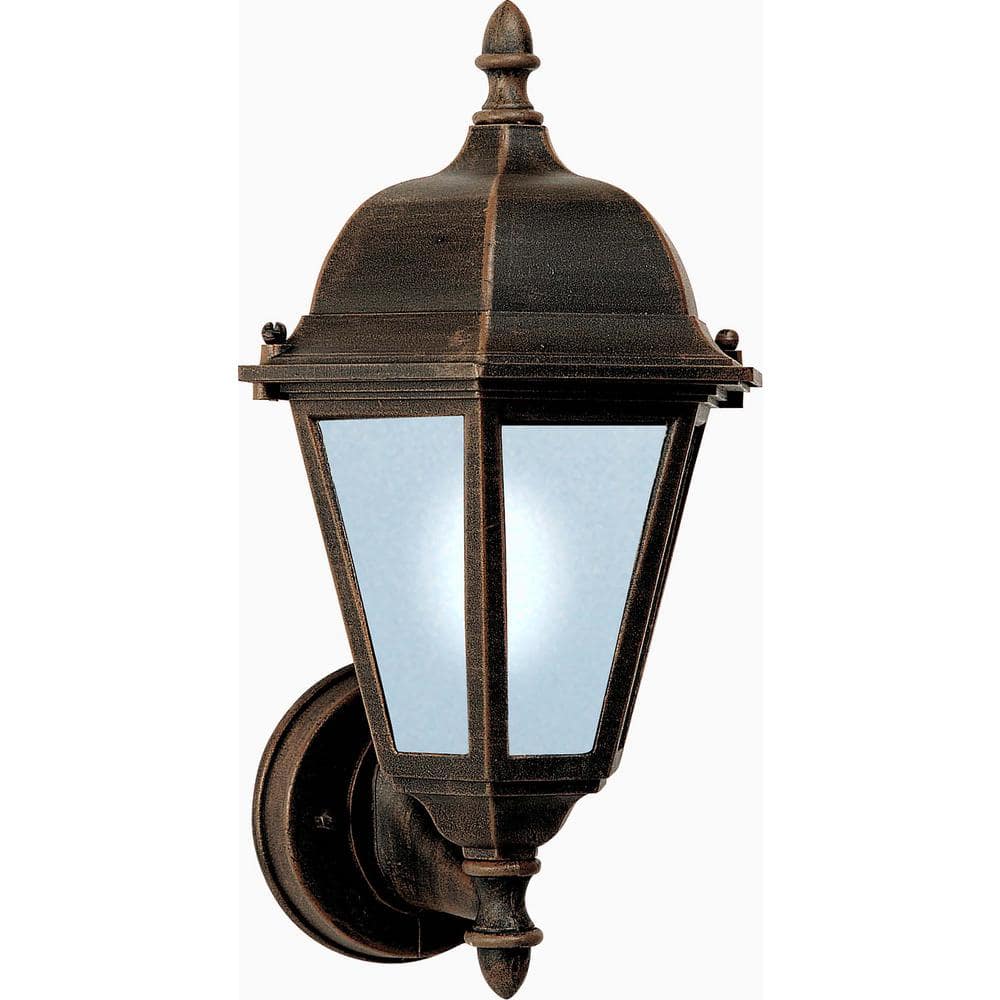 Westlake 8 in. W 1-Light Rust Patina Outdoor Wall Lantern Sconce price history on PriceWatchPro