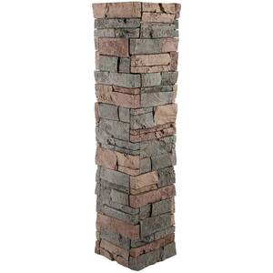 Stacked Stone 11.25 in. x 48 in. Keystone Faux Pillar Panel Siding