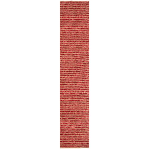 SAFAVIEH Bohemian Red/Multi 3 ft. x 8 ft. Striped Runner Rug
