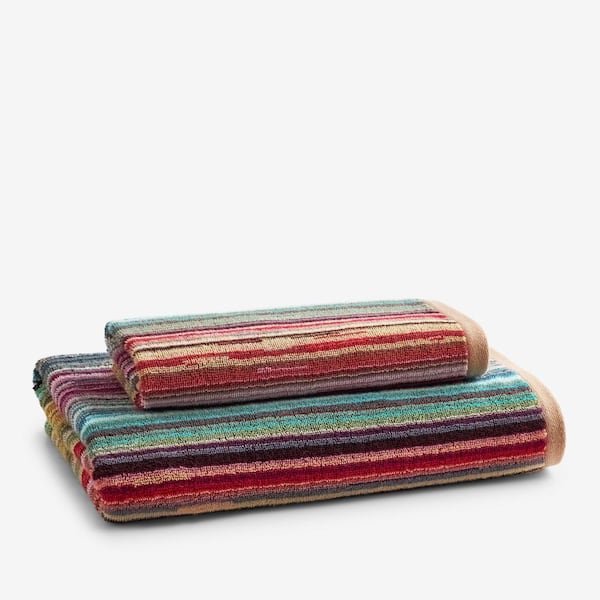 100% Cotton Multi striped Bath Towels Extra Soft & Absorbent Large Size  Towels.