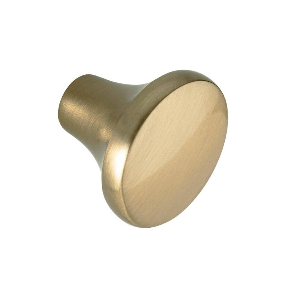 Satin Brass Round Knob Multipack with Mounting Hardware