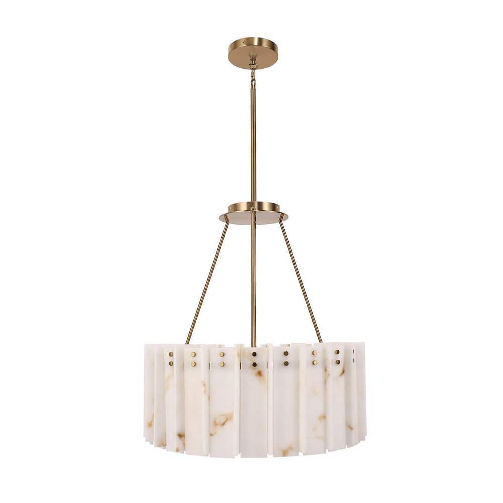 6-Light Gold Metal Chandelier Light, Modern Small Hanging Pendant Lighting, E26 Base 110V for Kitchen Island Hallway price history on PriceWatchPro
