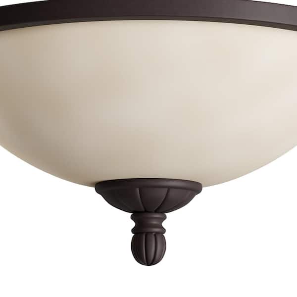 Maxim Lighting - Manor 2-Light Oil-Rubbed Bronze Semi-Flush Mount Light