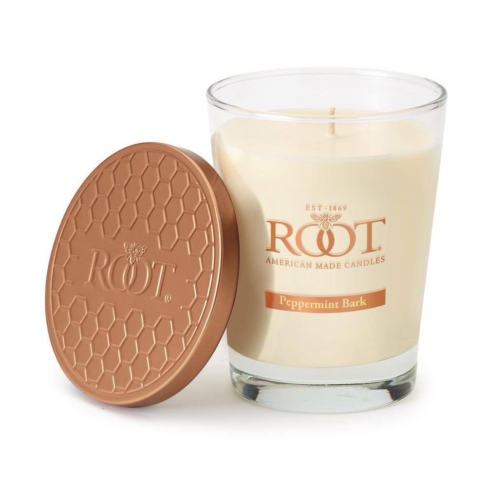 Lavender & Peppermint Bark Beeswax Scented Jar Candle