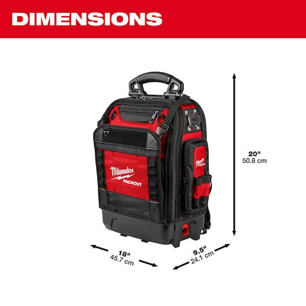 Milwaukee PACKOUT Structured Backpack 48-22-8303 - The Home Depot