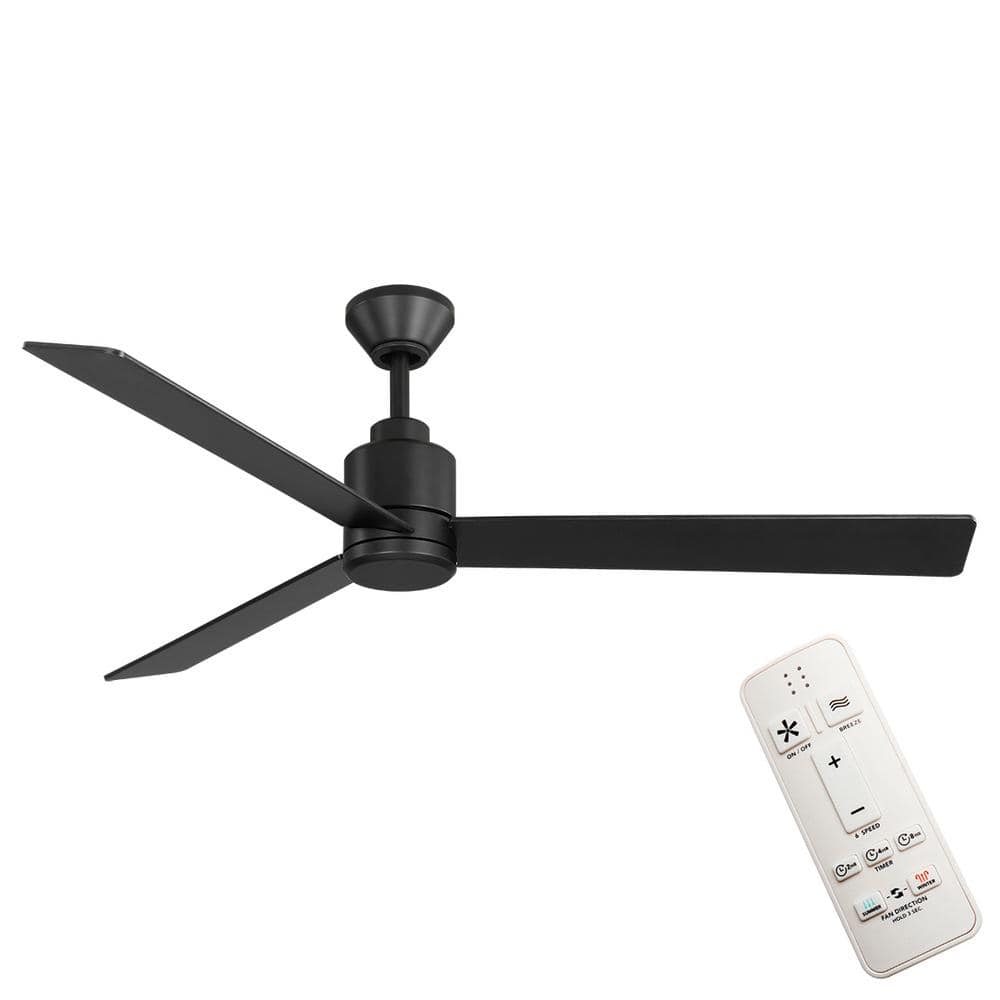 Hampton Bay Hermon 60 in. Indoor/ Covered Outdoor Ceiling Fan Matte