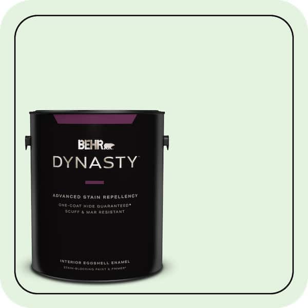 BEHR DYNASTY 1 gal. #440A-2 Sea Cap Eggshell Enamel Interior Stain-Blocking Paint & Primer