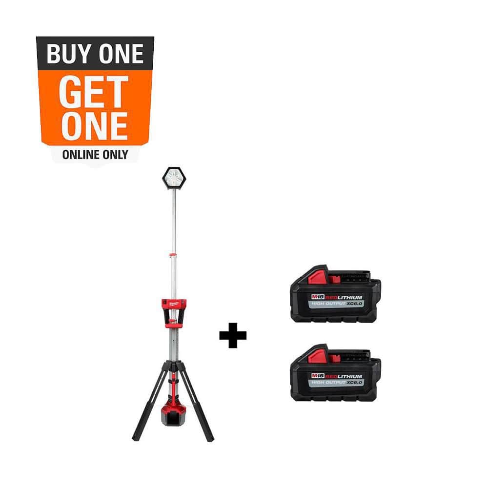 Milwaukee M18 18-Volt Lithium-Ion Cordless Rocket Dual Power Tower