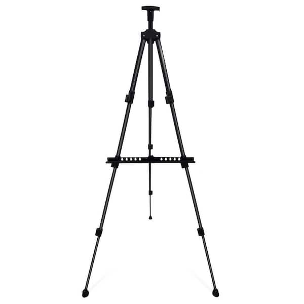Aoibox Adjustable Metal Tripod Easel Stand for Painting and