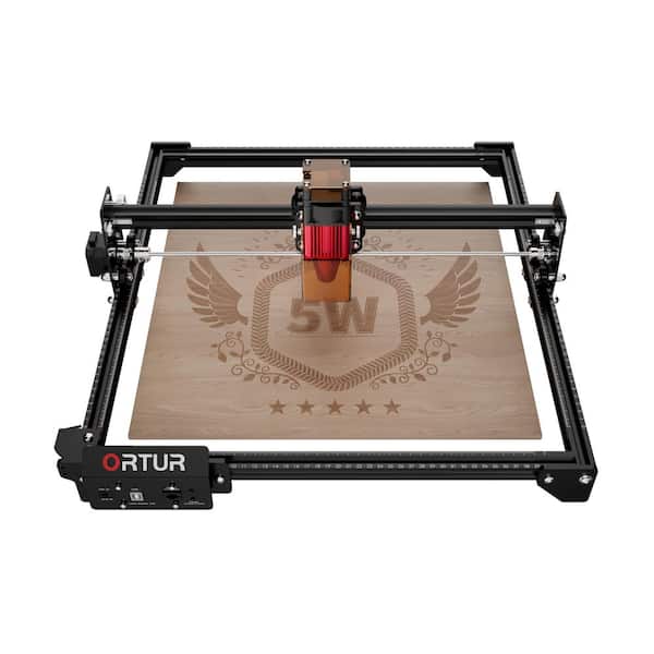 OLM2 S2 5-Watt Laser Engraver, Cutting Machine with Air Assist Nozzle for Wood, Leather, Acrylic and Crafts
