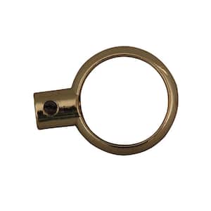 2 in. Eye Loop for 340 Ceiling Support in Polished Brass
