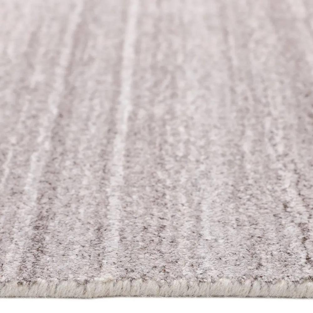 Halsey Tailored Texture 9' x 12' Wool-Blend Area Rug in Silver