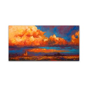 24 in. x 47 in. "Sky" by Marion Rose Printed Canvas Wall Art