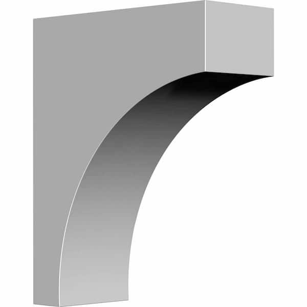 Ekena Millwork 3 in. x 7-1/4 in. x 9 in. Primed Polyurethane Stockport Bracket
