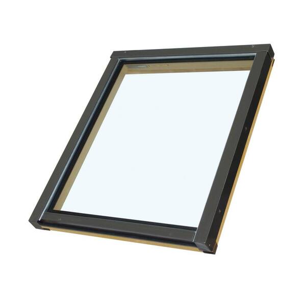 Fakro FX301T - 22-1/2 in x 26-1/2 in. Fixed Deck Mount Skylight with Tempered LowE Glass