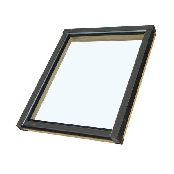 Fakro FX304T - 22-1/2 in x 37-1/2 in. Fixed Deck Mount Skylight with Tempered LowE Glass