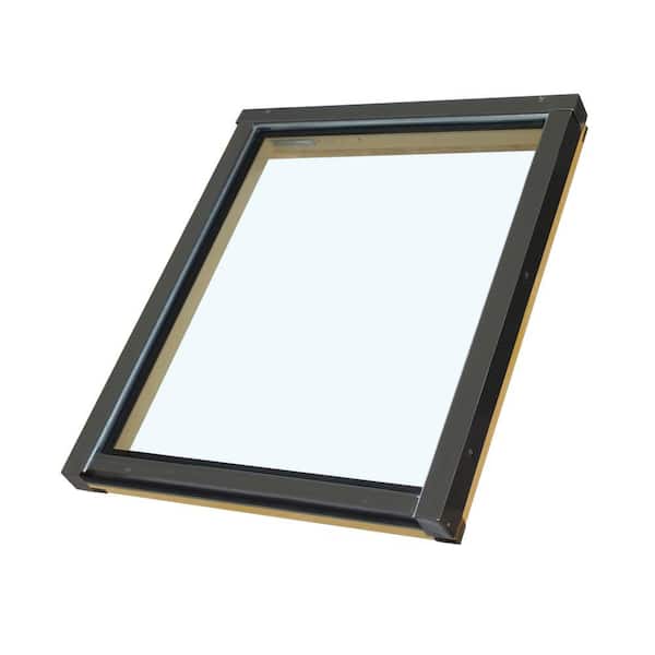 Fakro FX306T - 22-1/2 in x 45-1/2 in. Fixed Deck Mount Skylight with Tempered LowE Glass