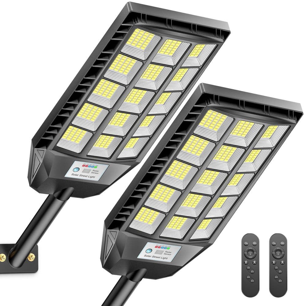 Adewalk 1500 Lumen 270° Black Motion Sensing Dusk to Dawn