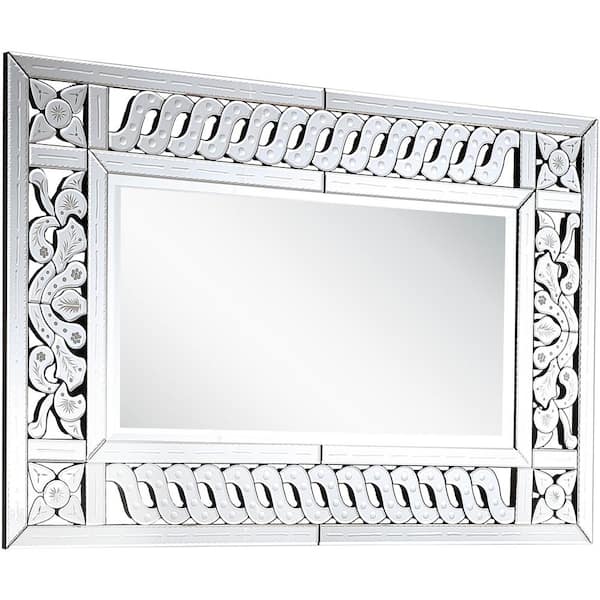 Camden Isle Atelier 31.5 in. H x 47.2 in. W Casual Rectangle Framed Classic Accent Mirror