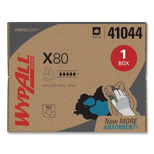 WYPALL X80 Cloths, BRAG Box, HYDROKNIT, Blue, 11.1 in. x
