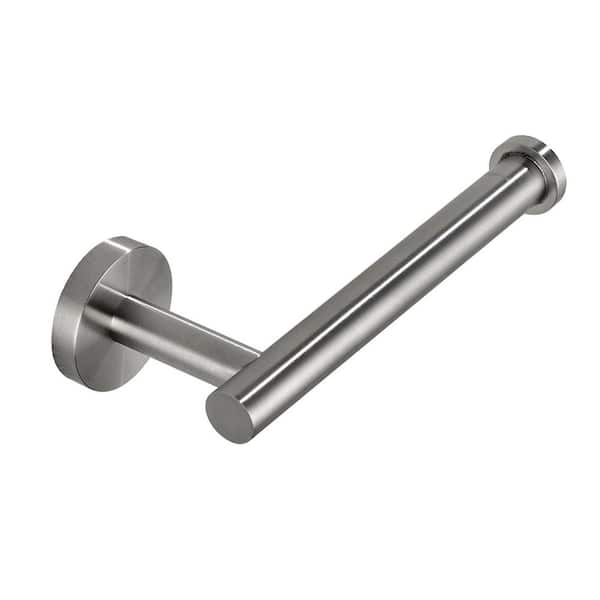 5-Piece Aluminum Bathroom Towel Rack Set with Mounting Hardware in Brushed Nickel
