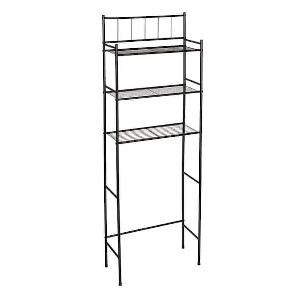 Mind Reader Alloy Collection, 3-Tier Over the Toilet Space Saver Rack,  Metal, 23.5L x 10.25W x 70.5H & Reviews