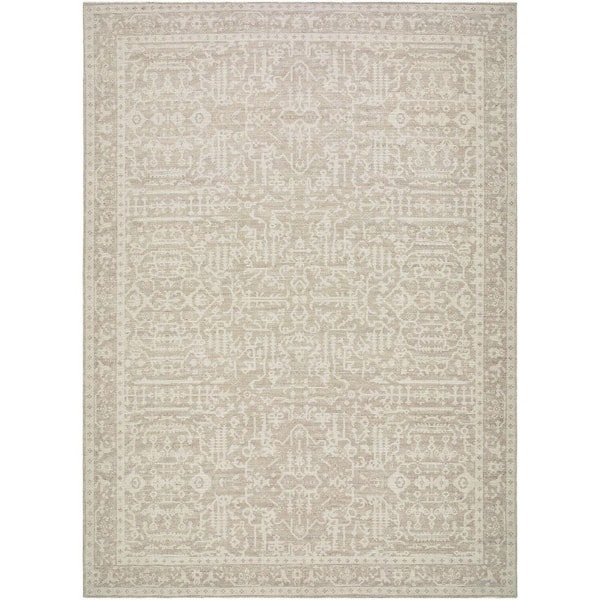 Nabela Noor Home Athiyo Oatmeal Traditional Area Rug, 7 x 10