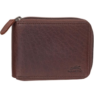 Buffalo RFID Secure Zippered Wallet with Removable Passcase