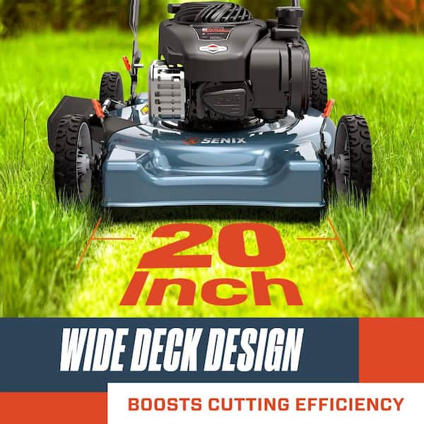 20 in. 125cc 4-Cycle Briggs and Stratton Engine Gas Push Lawn Mower with Side Discharge