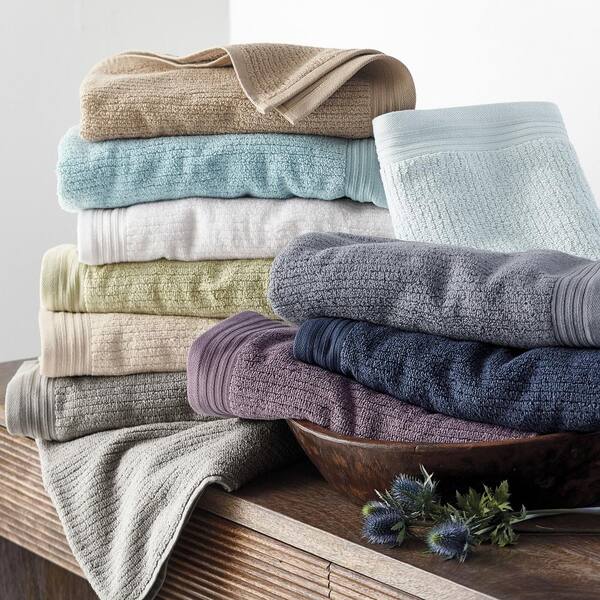Green Earth Quick Dry Vapor Solid Cotton Wash Cloth (Set of 2)
