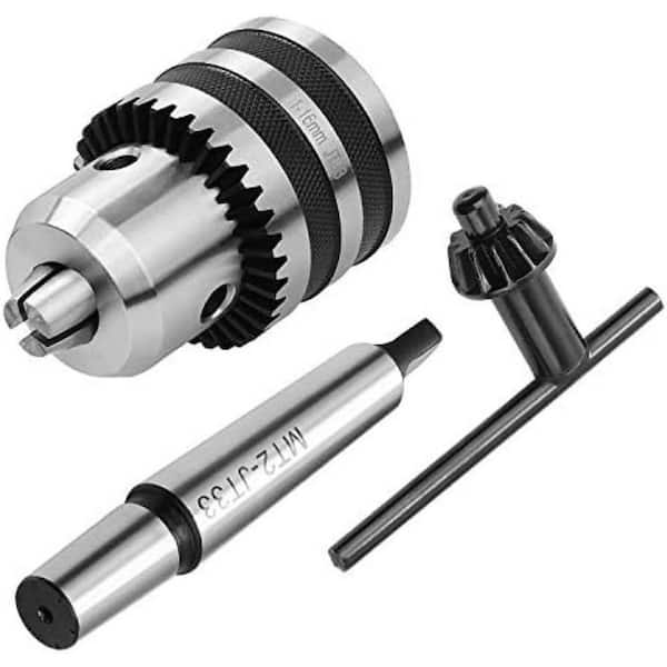 1/32-5/8 High-Speed Steel MT2 Drill Chuck with JT33 Morse Taper
