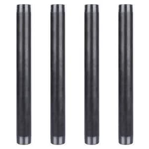 PIPE DECOR 1-1/2 in. x 24 in. Industrial Steel Grey Plumbing Pipe