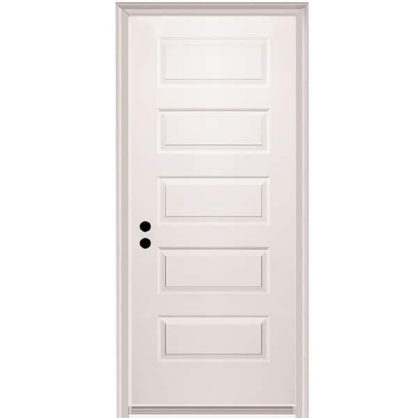 32 in. x 80 in. Rockport Right-Hand Primed Composite 20 Min. Fire-Rated House-to-Garage Single Prehung Interior Door