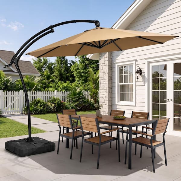 double vented patio umbrella solar lights Amazon.com : Outsunny 14.8ft Double Umbrella, Large Outdoor Patio Sun Shade  with LED Solar Light for Garden, Navy Blue : Patio, Lawn & Garden