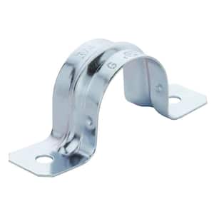 Commercial Electric 1/2 in. Rigid Metal Conduit (RMC) 2-Hole Strap (10 ...