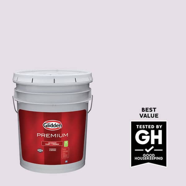 Glidden Premium 5 gal. PPG1176-1 Peek A Boo Eggshell Interior Paint