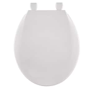 Elongated soft close Front Toilet Seat in White 16GS-38501