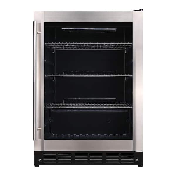Photo 1 of 23.4 in. 50 Bottle, 154 Can, Wine and Beverage Cooler with Stainless Steel Door