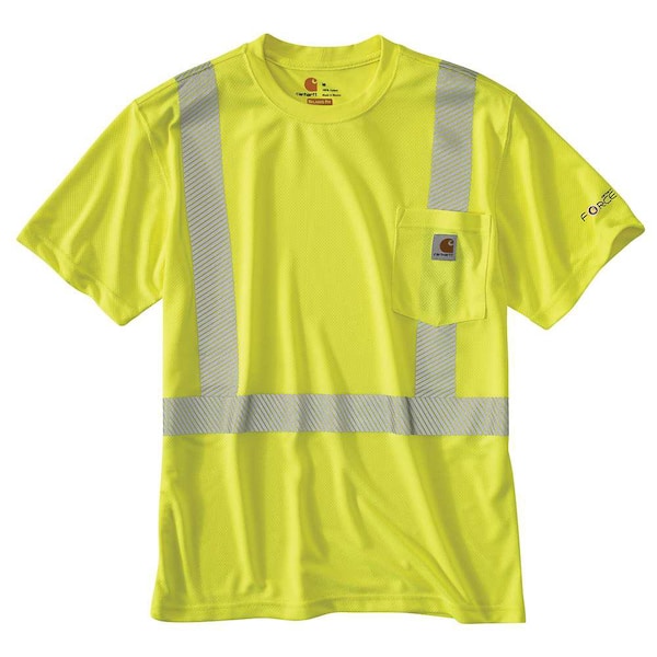 Carhartt Personal Protective Tall X Large Brite Lime Polyester Short-Sleeve T-Shirt