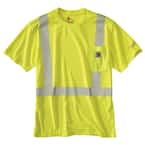 Personal Protective Regular X Large Brite Lime Polyester Short-Sleeve T-Shirt