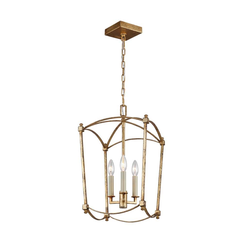 Estoril 3-Light Antique Guild Traditional Transitional Small Hanging Candlestick Chandelier price history on PriceWatchPro