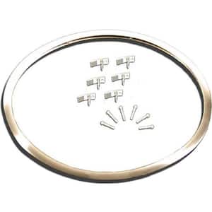 Stainless Steel Sink Frame Hudee Rim 16 in. x 19 in. Oval Sink-Specify Sink
