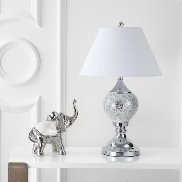 mirrored bedside lamps