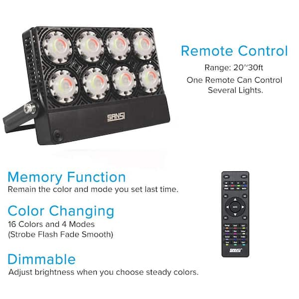 remote control flood lights