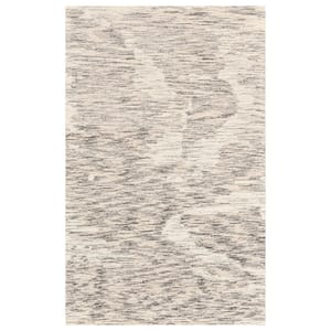 Mohave Ivory Charcoal 2 ft. x 3 ft. Abstract Area Rug