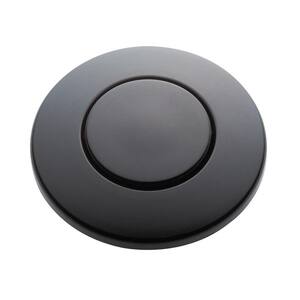 Sink-Top Air Switch Push Button in Black for InSinkErator Garbage Disposal