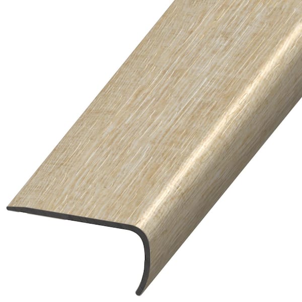 DuraDecor Classy Chic Charming Oat 1 in. T x 2 in. W x 94 in. L Stair Nose Molding