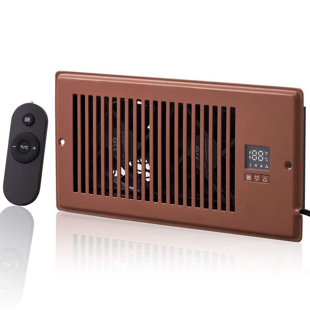 "4""×10"" Thermostat Vent Booster Fan with Remote, Brown" price history on PriceWatchPro