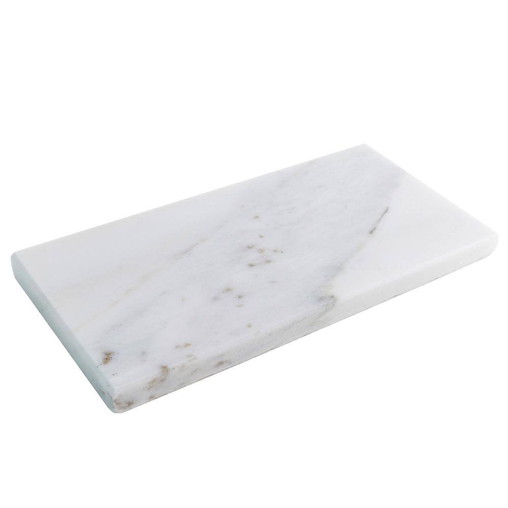 White Polished Marble 3x6 Subway Tile for Kitchen and Bathroom