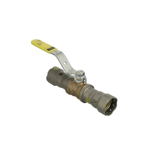 Viega MegaPressG 1/2 in. Press Carbon Steel Ball Valve (Gas Only)